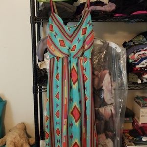 Colorful maxi dress